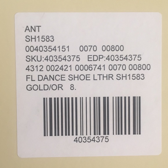 Anthropologie Candela Flat Leather Metallic Shoe - Picture 7 of 8